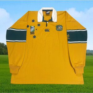 2003 Australia Wallabies RUGBY Union Jersey Shirt Sz XXL Canterbury World Cup